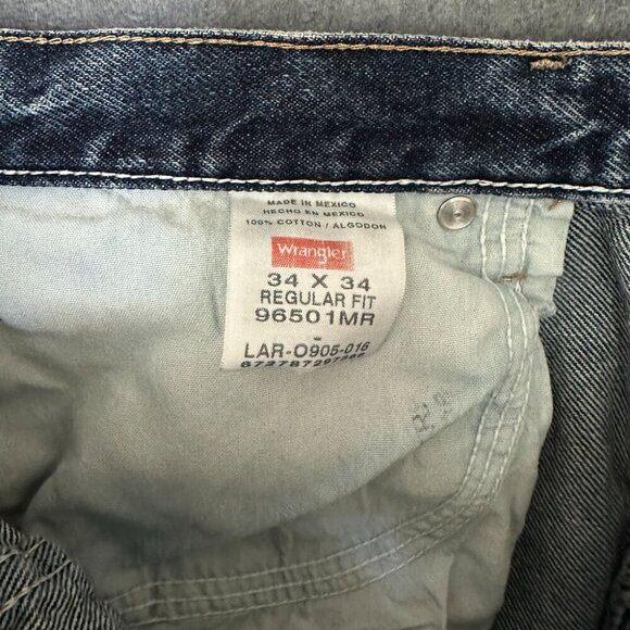 Two (2) Pairs of Wrangler Red Tag Jeans, Men's 34 x 34, Regular Fit - Picture 7 of 8